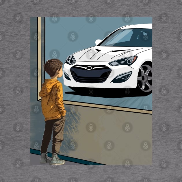 Hyundai Genesis Coupe Kids Dreams by Rebellion Store